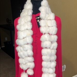 Rabbit Fur Scarf